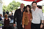 Markus Wahl (CEO Longchamp Deutschland), Iris Berben (in Longchamp) und Oliver Berben / Longchamp & Constantin Film Empfang zum Münchner Filmfest im The Grill in München am 30.06.2018 / Foto: BrauerPhotos / S.Brauer fuer Longchamp